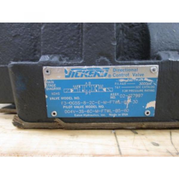 VICKERS SOLENOID DIRECTIONAL CONTROL VALVE; P/N: DG4V-3S-6C-M-FTWL-B5-60 ~Origin~ #5 image