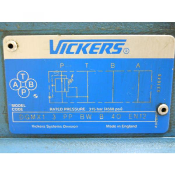 VICKERS KFDG5V 7 2C200N X VM U1 H1 12 HYDRAULIC CONTROL SOLENOID VALVE  NOS #4 image