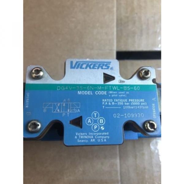 Vickers Pilot Hydraulic Valve DG4V-3S-6N-M-FTWL-B5-60 Fast Free Shipping Oshelf #2 image