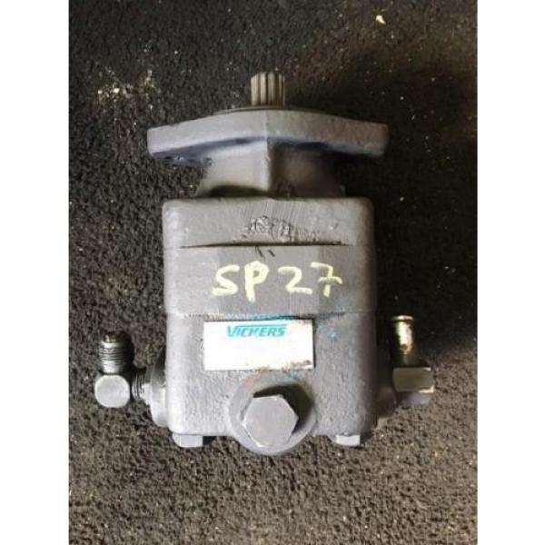 EATON VICKERS HYDRAULIC POWER STEERING FIX DISP VANE PUMP PART# V20F 1P13P 38D6H #1 image