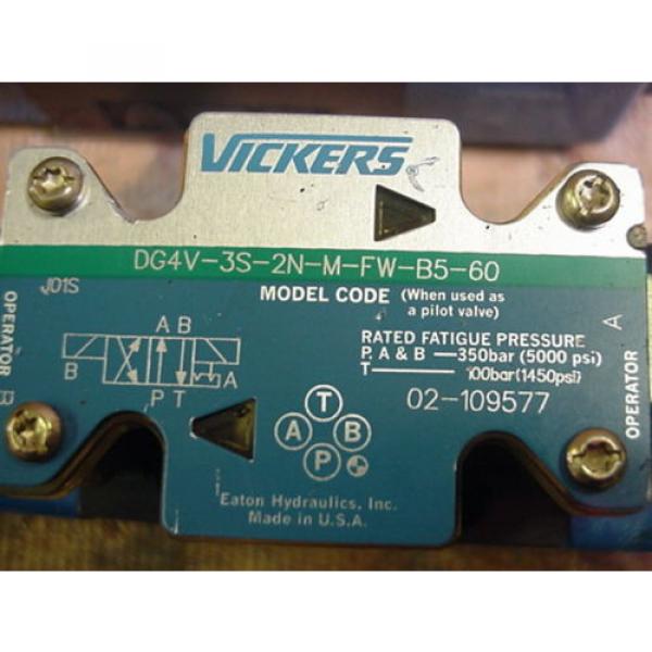 origin Eaton Vickers Hydraulic Solenoid Valve 02-109577 DG4V-3S-2N-M-FW-B5-60 #2 image