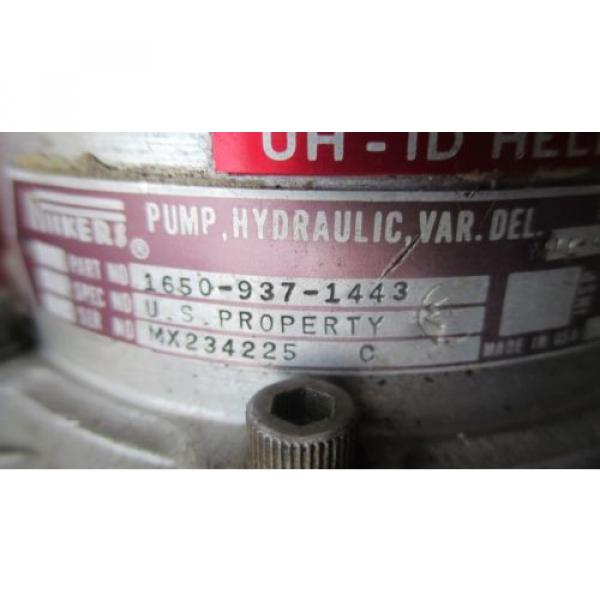 Vickers PV3-0044-8 Hydraulic Pump PN 1650-937-1443 #11 image