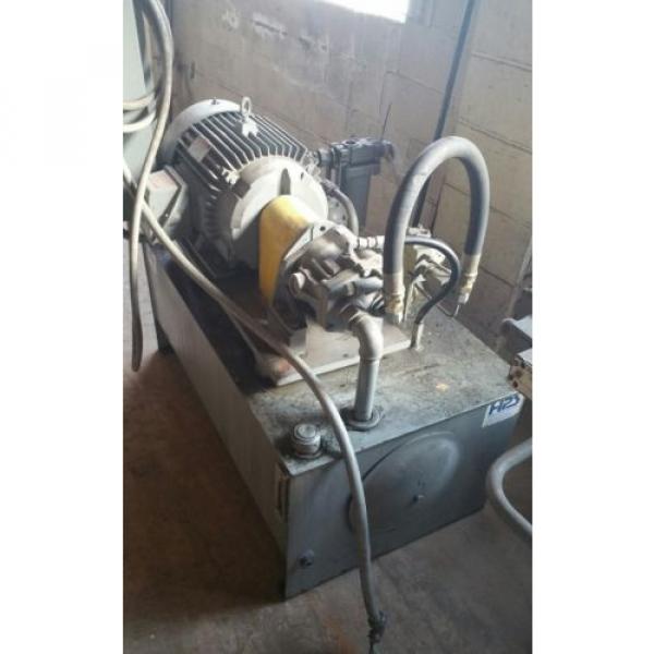 Vickers Hydraulic Power Unit 15 hp 80 gallon 3 phase #1 image