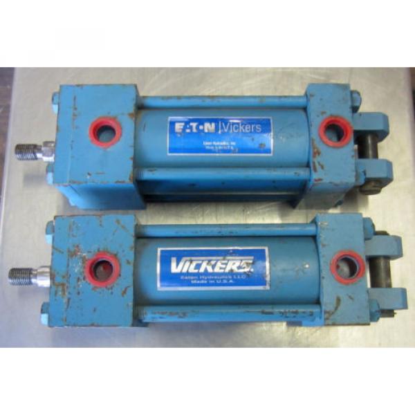 Vickers Eaton Hydraulic Cylinder TL10DACC1AA03000 250PSI Used Listing is for One #1 image