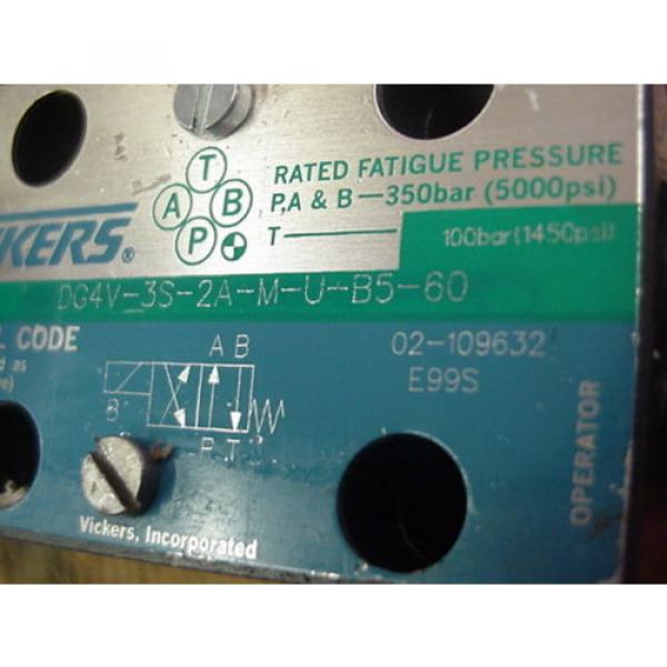 origin Eaton Vickers Hydraulic Solenoid Valve 02-109632 DG4V-3S-2A-MU-B5-60 #2 image