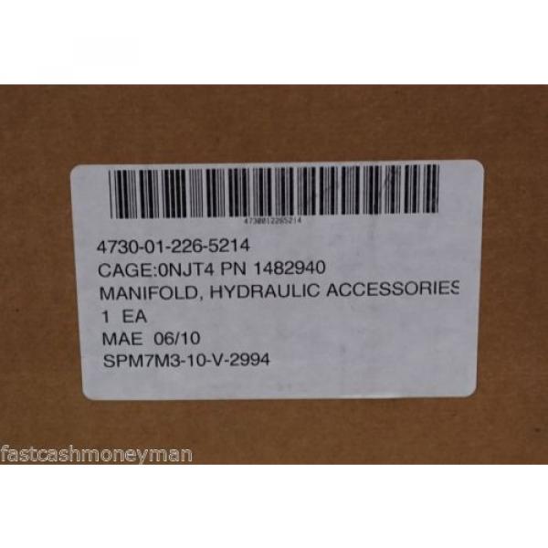 EATON VICKERS MCD-2140 HYDRAULIC MANIFOLD OSHKOSH 1482940 HEMTT MILITARY TRUCK #2 image