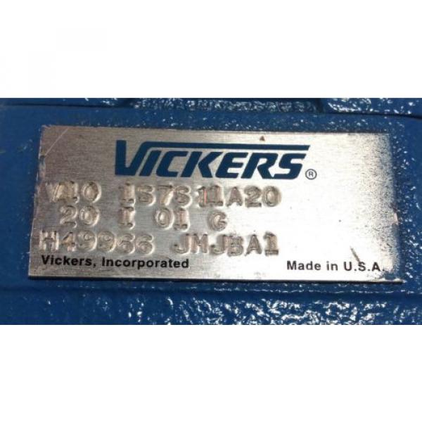 VICKERS HYDRAULIC PUMP V10 1S7S 11A20 100628 #2 image