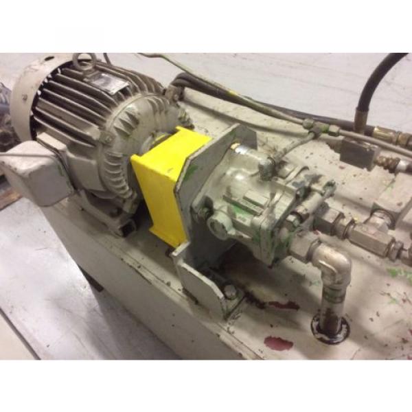 BURELBACH HYDRAULIC POWER UNIT w/ VICKERS PVB29-RS-20-C-11 PUMP 25HP 60X36X18 #7 image