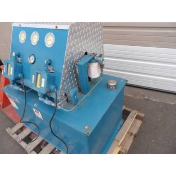 Vickers/Motion Industries Hydraulic Unit With Tank And Gauges 75HP, Max PSI 116 #2 image