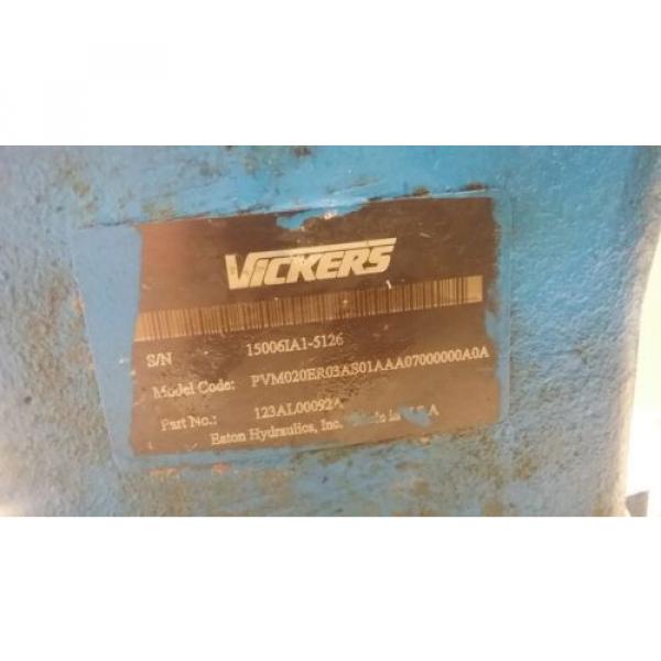 VICKERS EATON HYDRAULIC PUMP_PVM020ER03AS01AAA_123AL00092A #5 image