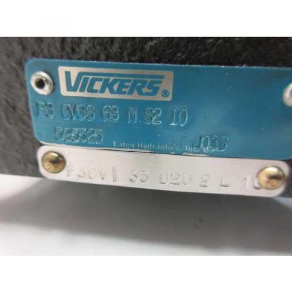 Origin VICKERS F3 CVCS 63 N S2 10 HYDRAULIC DIRECTIONAL VALVE COVER D513763 #4 image
