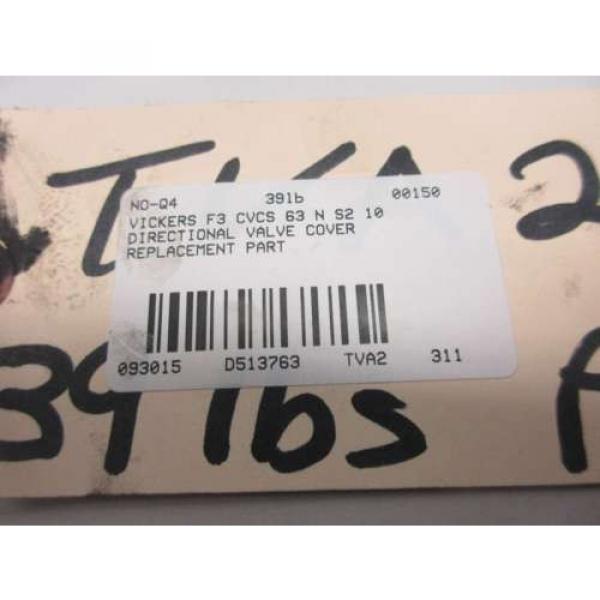Origin VICKERS F3 CVCS 63 N S2 10 HYDRAULIC DIRECTIONAL VALVE COVER D513763 #5 image