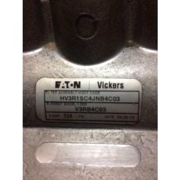 Lot Of 3 Eaton Vickers HV3R1SC4JNB4C03 FILTER ASSEMBLY 750 PSI Element V3RB4C03 #12 image