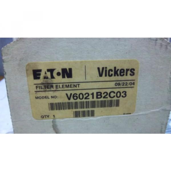VICKERS / EATON FILTER ELEMENT V6021B2C03 Origin V6021B2C03 #2 image