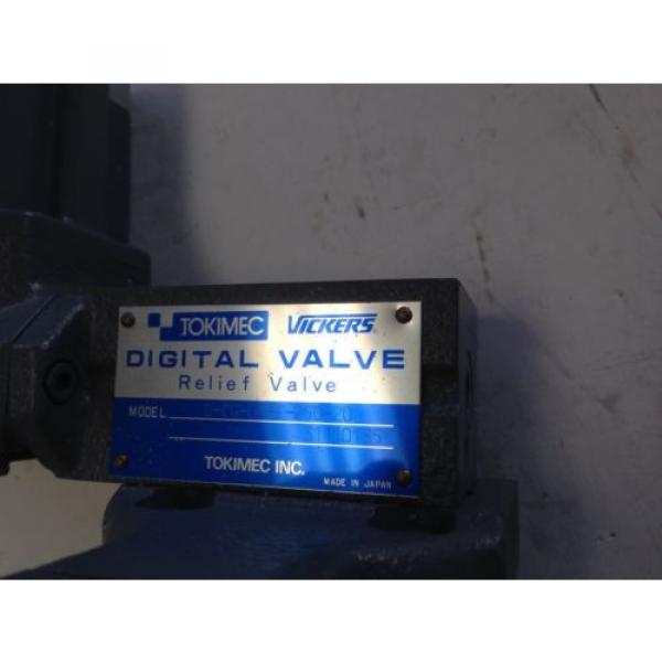 Origin TOKIMEC VICKERS D-CG-06-F-250-20 HYDRAULIC DIGITAL RELIEF VALVE 3110135 FL #2 image