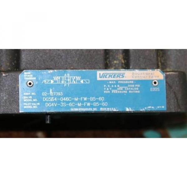 Vickers DG5S4-046C-M-FW-B5-60 DG4V-3S-6C-M Directional Control Valve hydraulic #3 image