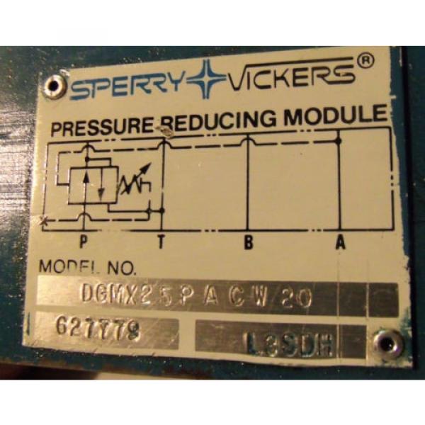 Sperry Vickers Pressure Reducing Module DGMX 25 PACW 20 #4 image