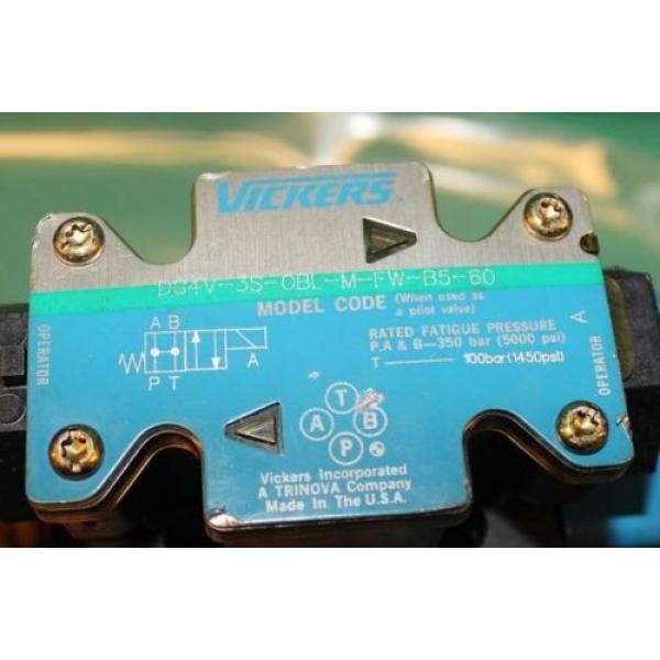 Vickers DG4V-3S-OBL-M-FW-B5-60 Solenoid Valve CT5-060A-C-M-FW-B5-100 Origin #3 image