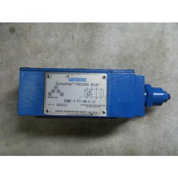 U1 1 Origin VICKERS DGMC-5-PT-BW-S-30 SYSTEMSTAK PRESSURE RELIEF VALVE #1 image