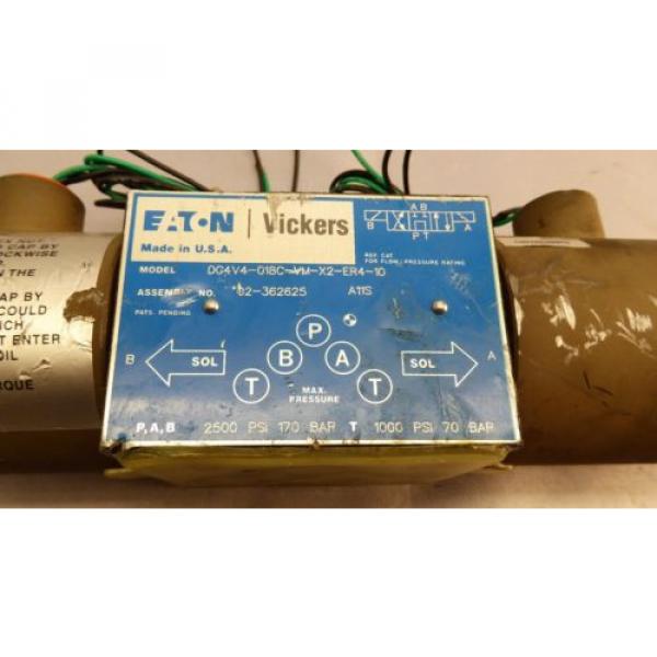 Eaton Vickers Solenoid Hydraulic Valve Assembly  DG4V4-018C-VM-X2-ER4-10 #2 image