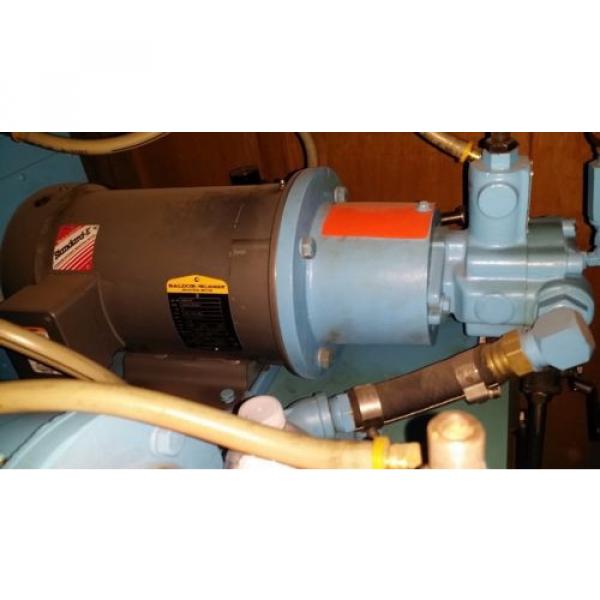 Continental Hydraulic Power unit PVR6-6B15-RF-0-6-H Vickers, DUAL PUMP MOTOR HEs #8 image