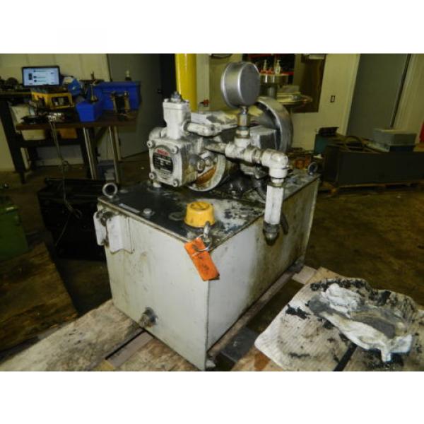 Nachi 2 HP 15kW Hydraulic Unit w/ Tank, VDS-0B-1A3-U-10, Used, WARRANTY #8 image