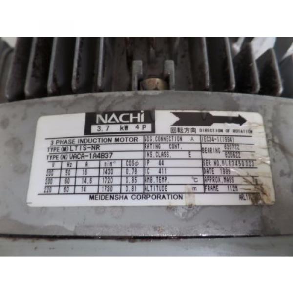 NACHI HYDRAULIC PUMP LTIS-NR UNI UVC-1A-2A3-37-4-26 VDC-1B-2A3-U-20 John #5 image