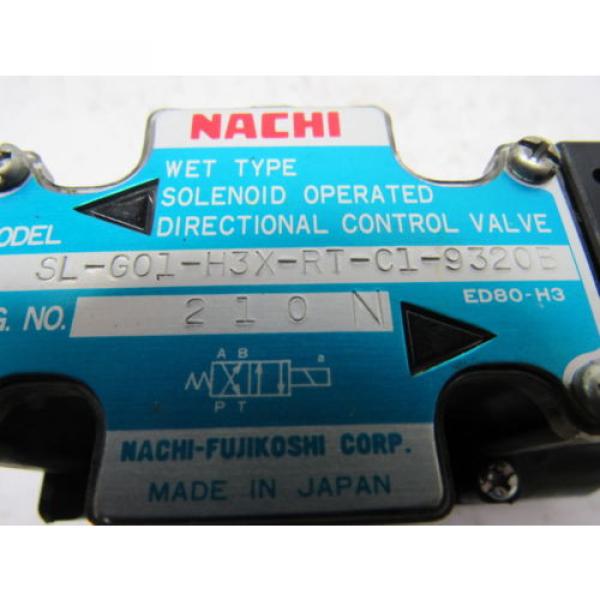 Nachi SL-G01-H3X-RT-C1-9320B Hydraulic Solenoid Directional Control Valve #7 image