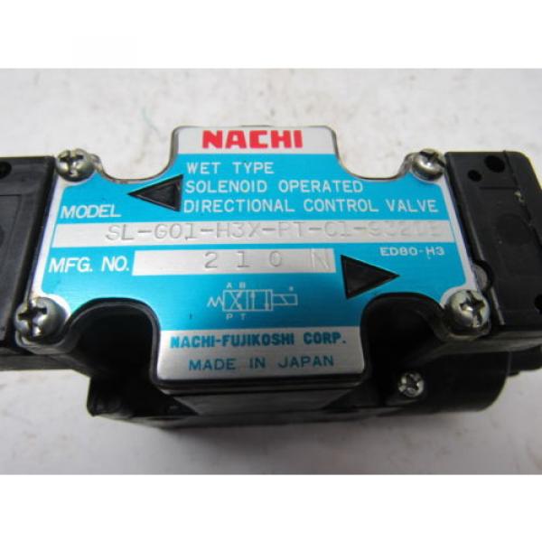 Nachi SL-G01-H3X-RT-C1-9320B Hydraulic Solenoid Directional Control Valve #8 image