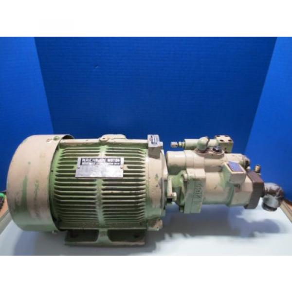 NACHI HYDRAULIC MOTOR LTIS70-NR PUMP UPV-1A-22N1-22-4-Z-10 PVS-1B-22N1-Z-10 #1 image