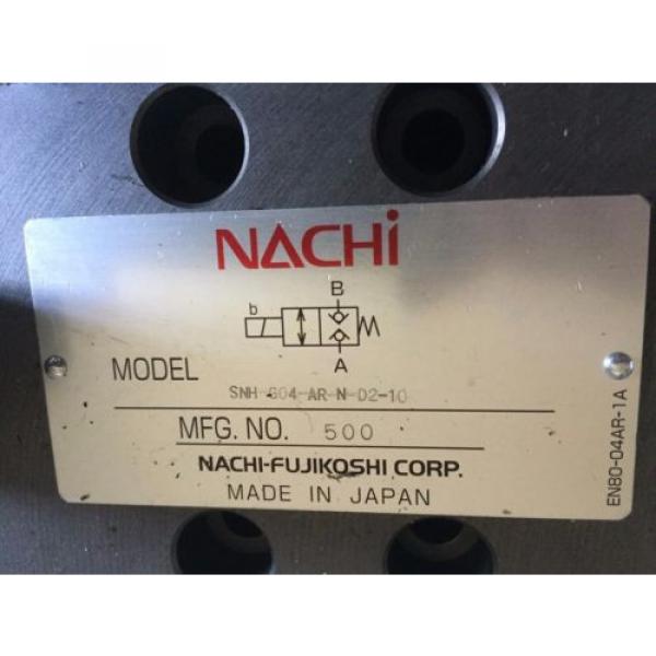 Origin NACHI SNH-G04-AR-N-D2-10,NACHI FUJIKOSHI SNH-G04-AR-N-02-10 HYDRAULIC VALVE #6 image