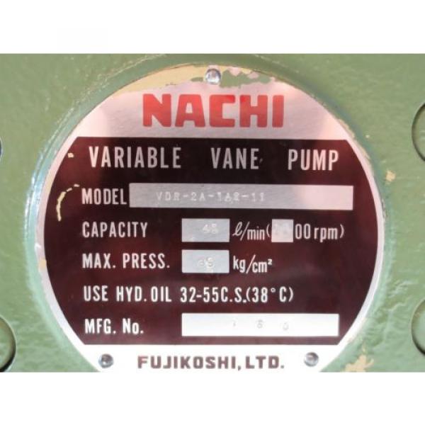 NACHI VARIABLE VANE PUMP VDR-2A-1A2-11 #2 image