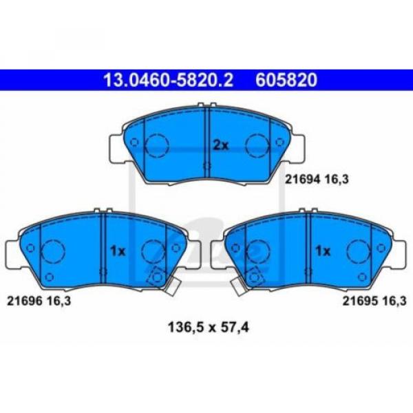 ATE 4x Bremsbeläge Bremsbelagsatz Vorne Honda #2 image