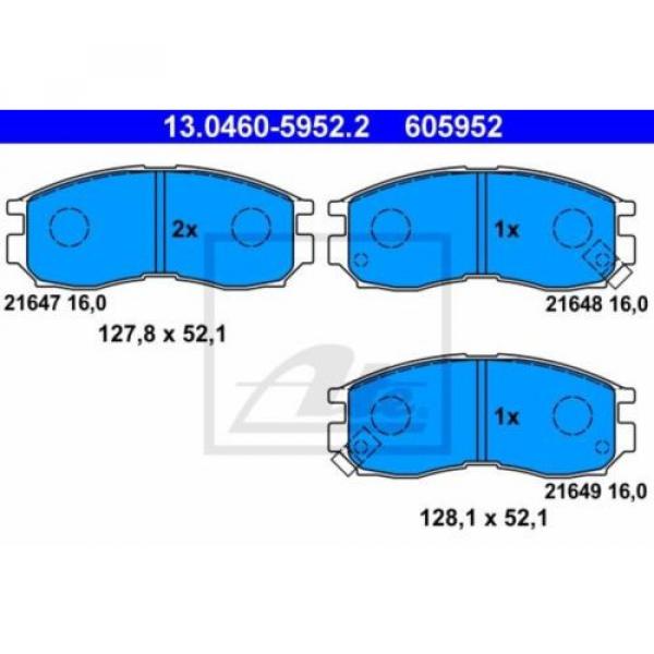 ATE 4x Bremsbeläge Bremsbelagsatz Vorne #2 image