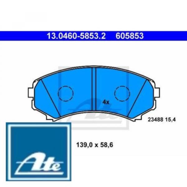 Bremsbelagsatz Bremsbeläge Bremsklötze ATE 605853 23488 130460-58532 #1 image