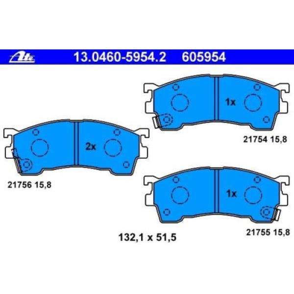 ATE Bremsbeläge Bremsbelag Satz   FORD MAZDA  130460-59542  Vorderachse #3 image