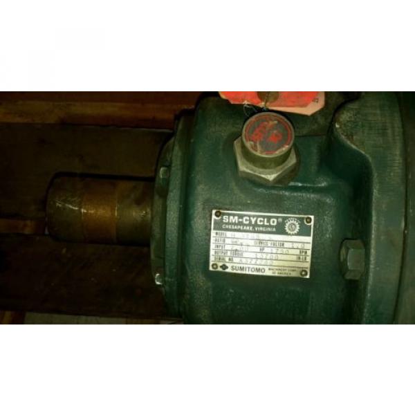 SUMITOMO H 3165 SM-CYCLO SPEED REDUCER 70 HP 1750RPM 13700 TORQUE $999 #2 image