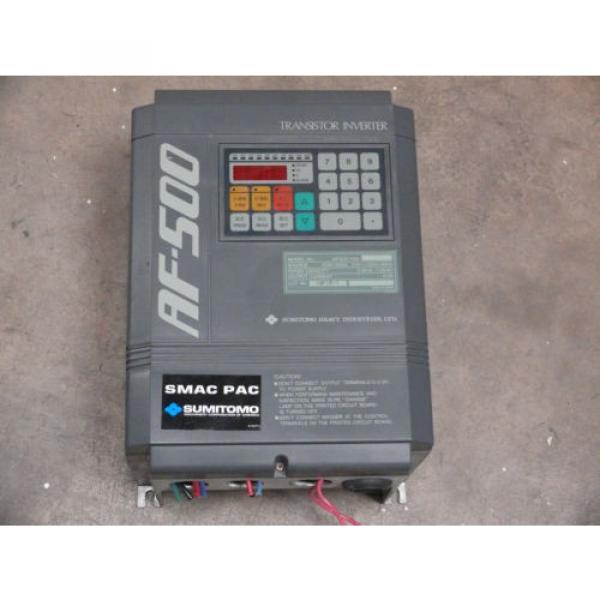 Sumitomo SMAC PAC Trasnsistor Inverter AF502-1A5 VFD Adjustable speed/Ac drive #1 image