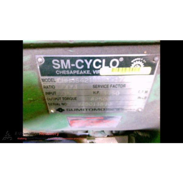 SUMITOMO CHHJS4215DBY-174 REDUCER, RATIO: 174, INPUT: 156HP, 1750RPM #3 image