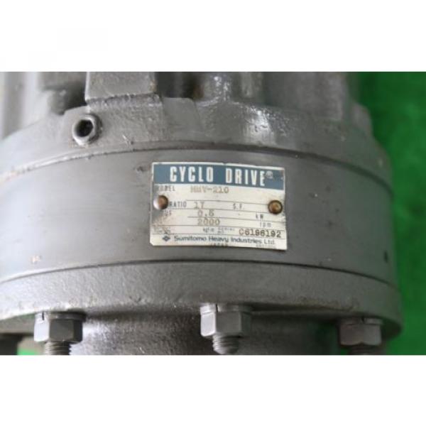 MITSUBISHI HA-SE52G Servo Motor, SUMITOMO HMV-210 Cyclo Drive #3 image