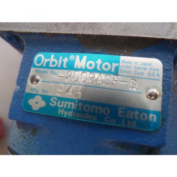 IKEGAI FX20Z SUMITOMO EATON ORBIT MOTOR H-200BA2F-G LOT# 1740M #7 image