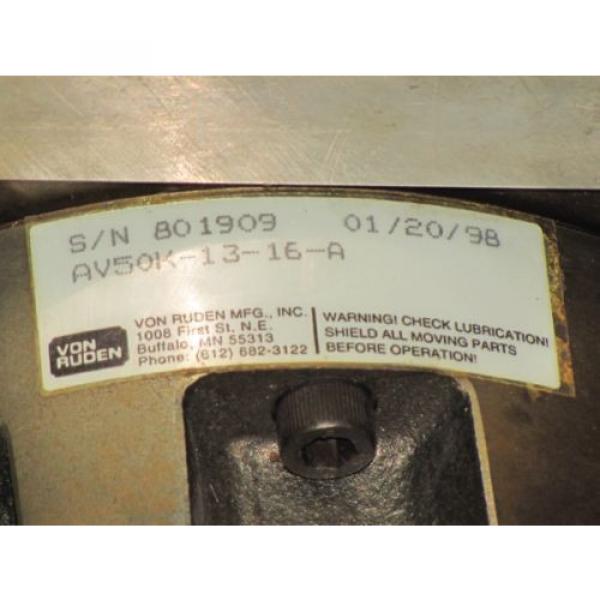 VON RUDEN HYDRAULIC MOTOR  AV50K-13-16-A #4 image