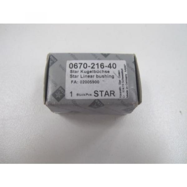 STAR Rexroth 16MM LINEAR SUPER BALL bushing BEARINGS 0670-216-40 Germany #3 image