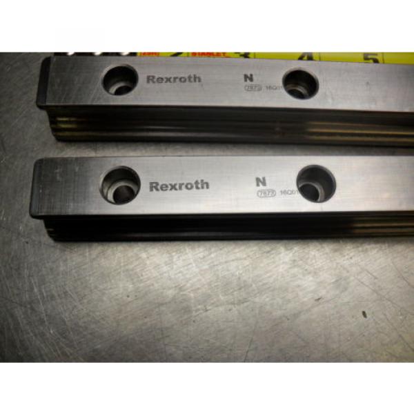 qty 2 - Rexroth 7873 16Q01 Linear Bearings Rail Guild 175MM long x 23MM wide #2 image