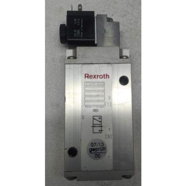 3723512220 REXROTH PNEUMATICS 3/2 WAY SOLENOID VALVE 24VDC Aventics Wabco Marine #5 image