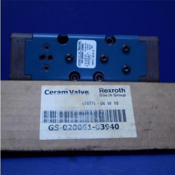 REXROTH BOSCH GROUP 150PSI, CERAM VALVE GS-020061-03940 Origin #1 image