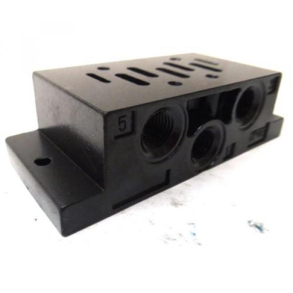 REXROTH, BASE FOR DIRECTIONAL VALVE, 901-F1ATF, P69191-01, 1/2#034; #3 image