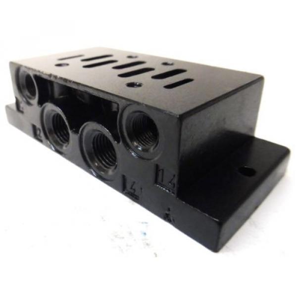 REXROTH, BASE FOR DIRECTIONAL VALVE, 901-F1ATF, P69191-01, 1/2#034; #4 image