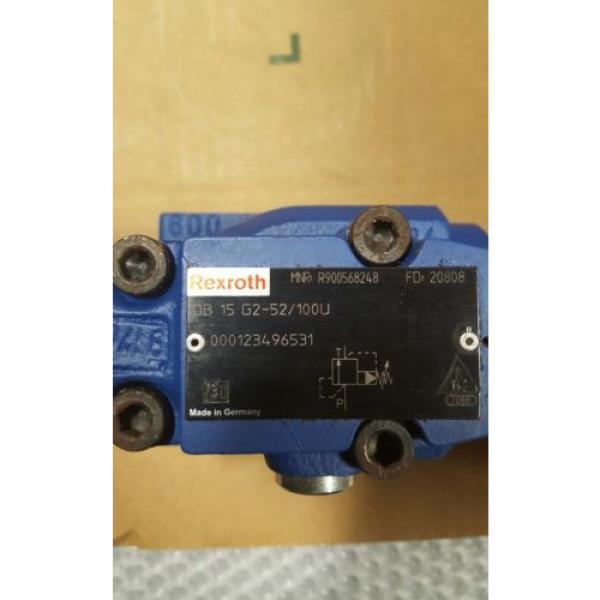 Origin REXROTH HYDRAULIC PRESSURE RELIEF VALVE DB 15 G2-52/100U #3 image