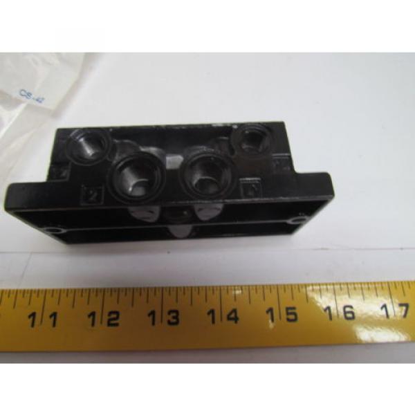 Rexroth 901-F1ATF P69191-01 Subbase For Directional Valve 1/4#034;npt 1/8#034;npt #3 image